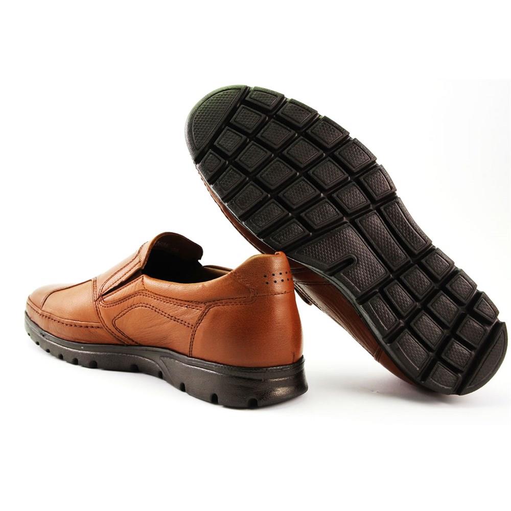 M32606 Hakiki Doğal Erkek Comfort Ayakkabı Kahverengi