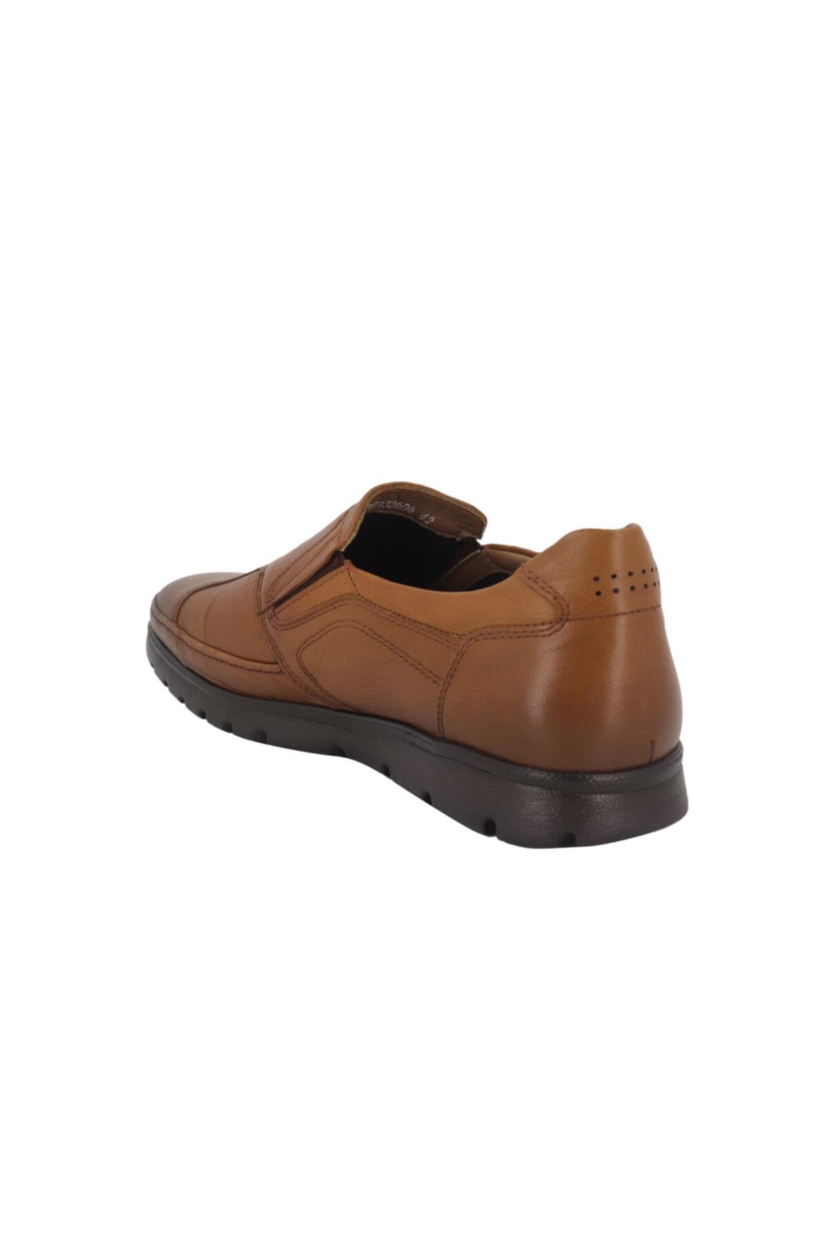 M32606 Hakiki Doğal Erkek Comfort Ayakkabı Kahverengi