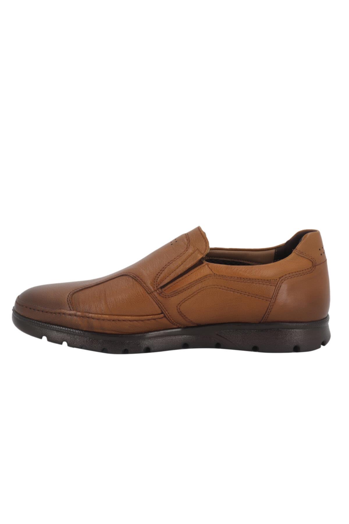 M32606 Hakiki Doğal Erkek Comfort Ayakkabı Kahverengi