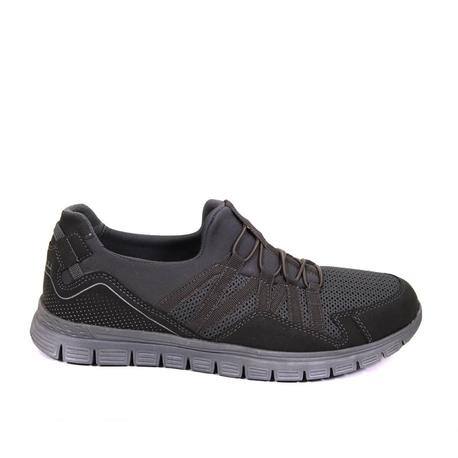 M45819 Streç Erkek Comfort Spor Ayakkabı Siyah