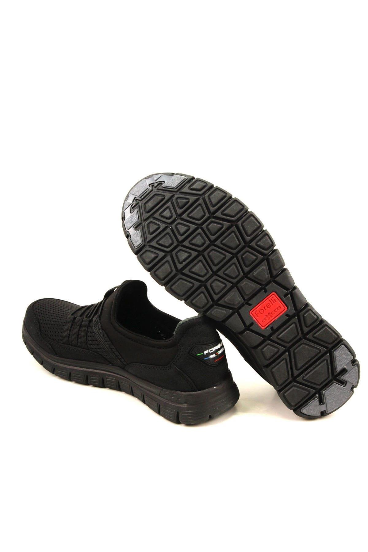 M45819 Streç Erkek Comfort Spor Ayakkabı Siyah