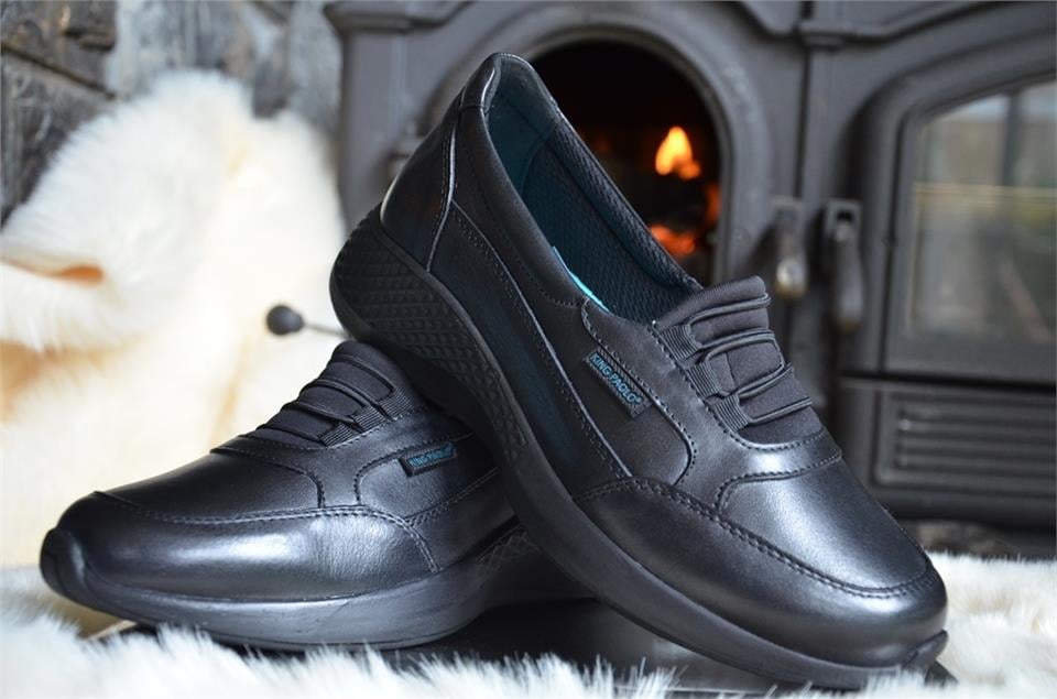 U6598 Comfort Anatomik Kadın Günlük Ayakkabı Siyah