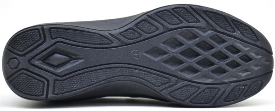 U6598 Comfort Anatomik Kadın Günlük Ayakkabı Siyah