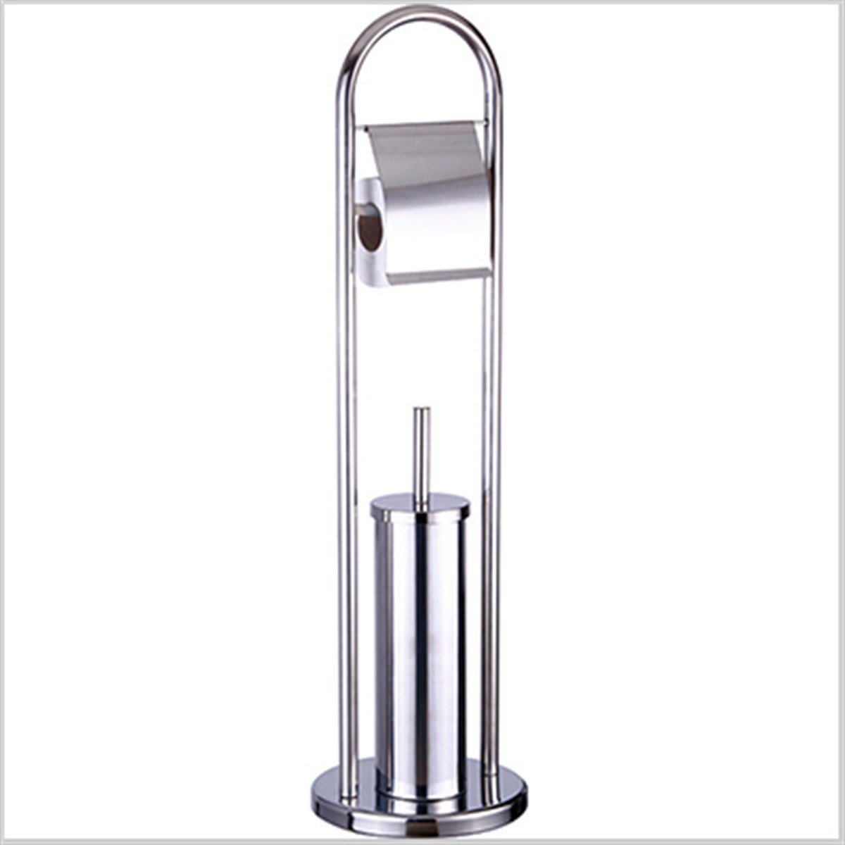 AYAKLI MODERN KOMBİNE TUVALET KAĞITLIĞI & FIRÇALIĞI