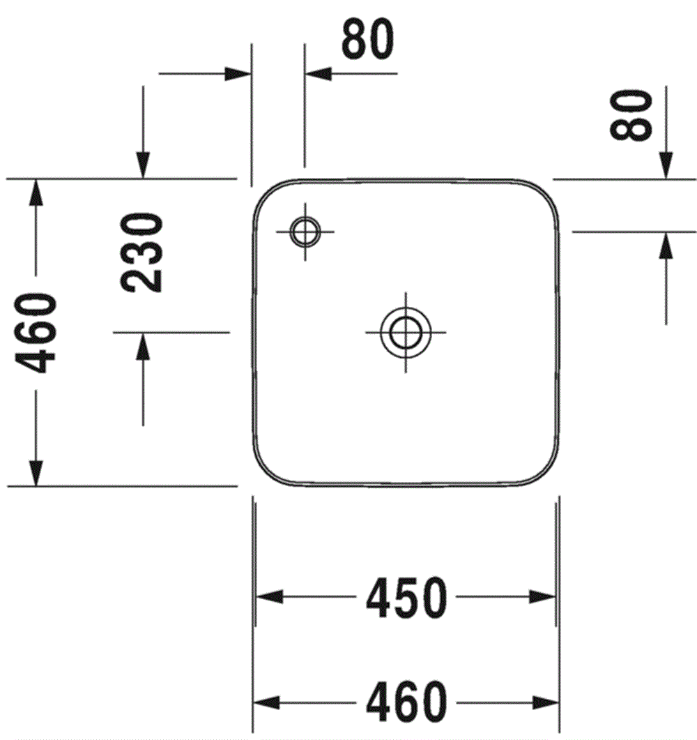Cape Cod DuraCeram® Çanak Lavabo 46 cm