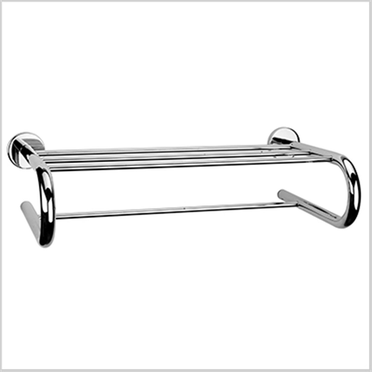DESTEKLİ 3' LÜ PARLAK KROM RAF HAVLULUK