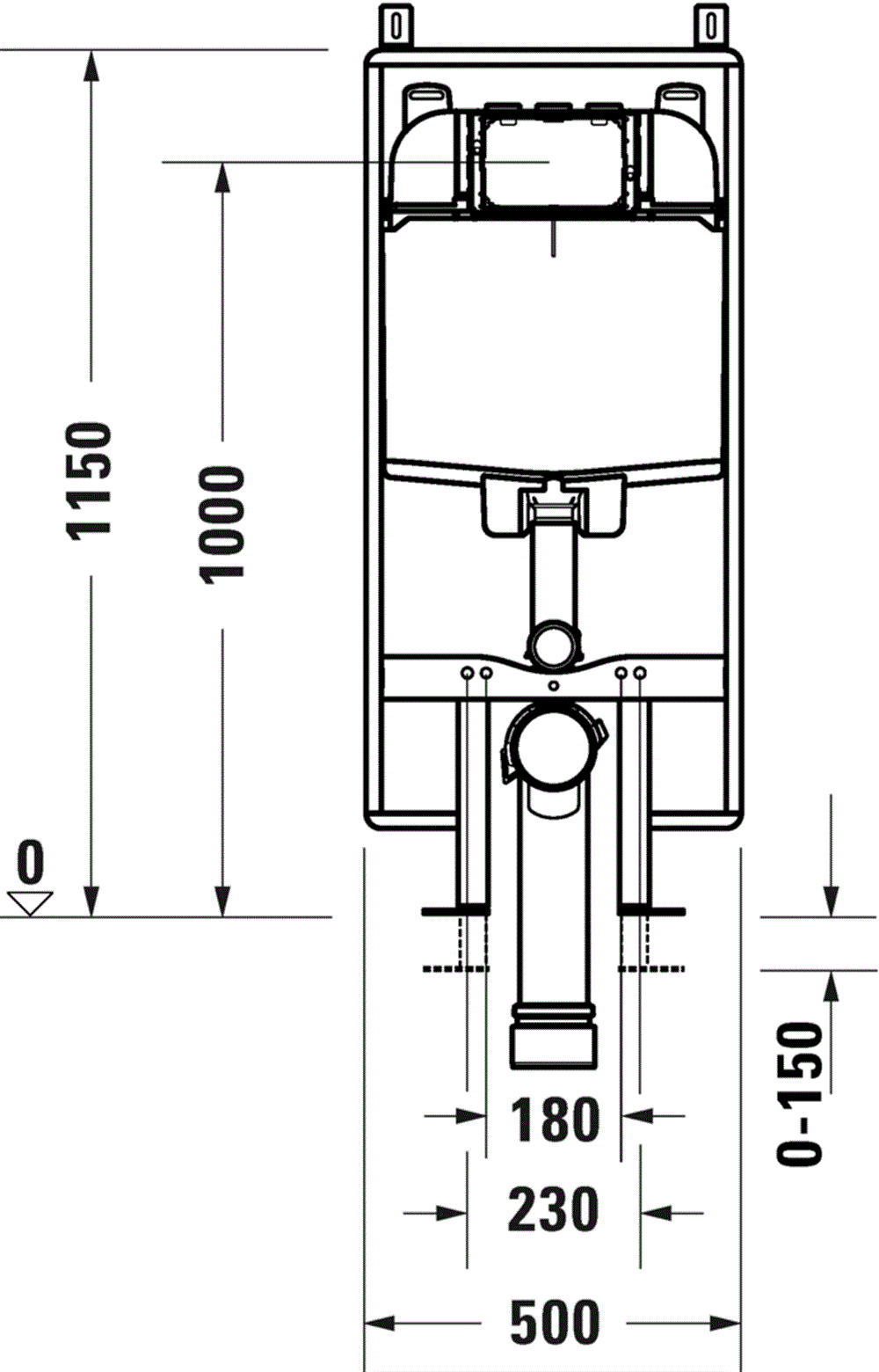 DURASYSTEM  GÖMME REZERVUAR 9 CM