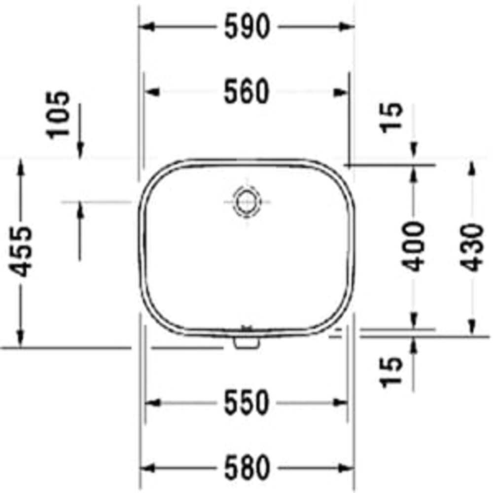 DURAVİT D-CODE HİLTON LAVABO