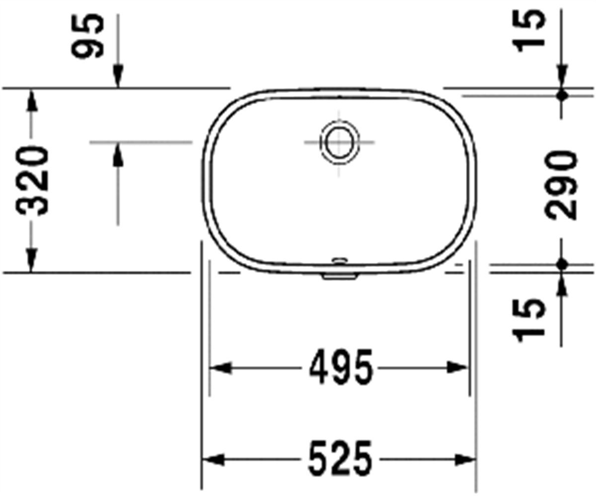 DURAVİT D-CODE HİLTON LAVABO