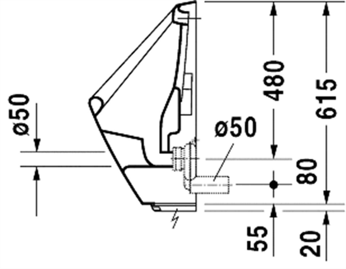 DURAVİT UTRONİC ELEKTRİKLİ PİSUVAR