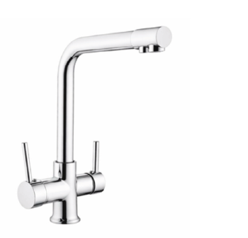 Elegance Üç Yollu Balık Sırtı Evye Bataryası