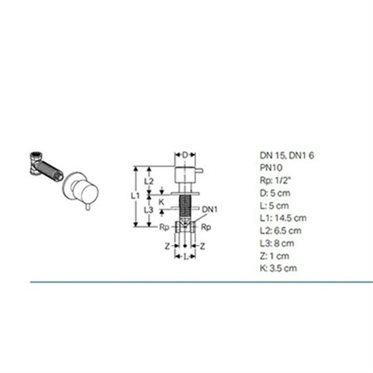 GEBERİT ANKASTRE STOP VALF
