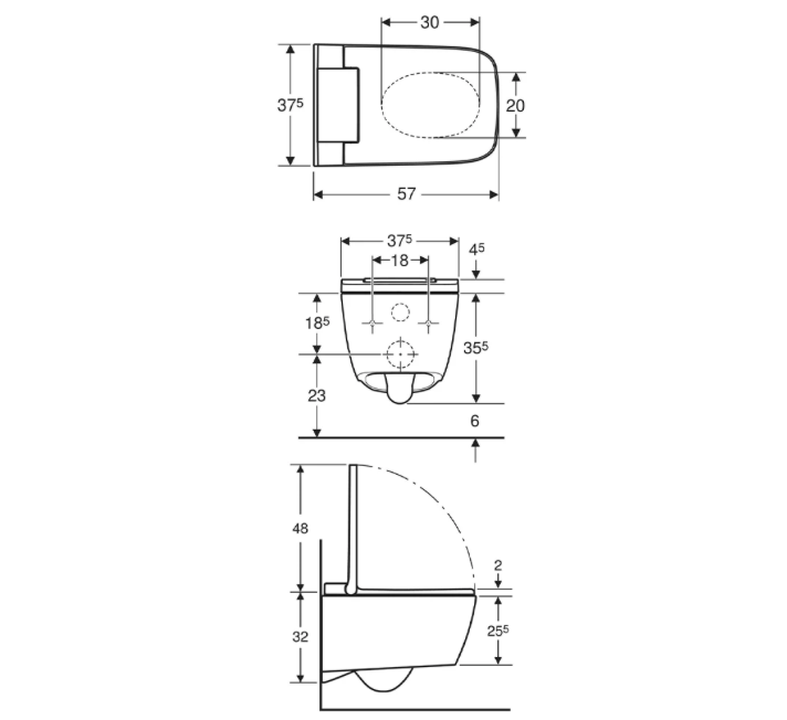 GEBERİT AQUACLEAN SELA SQUARE COMFORT