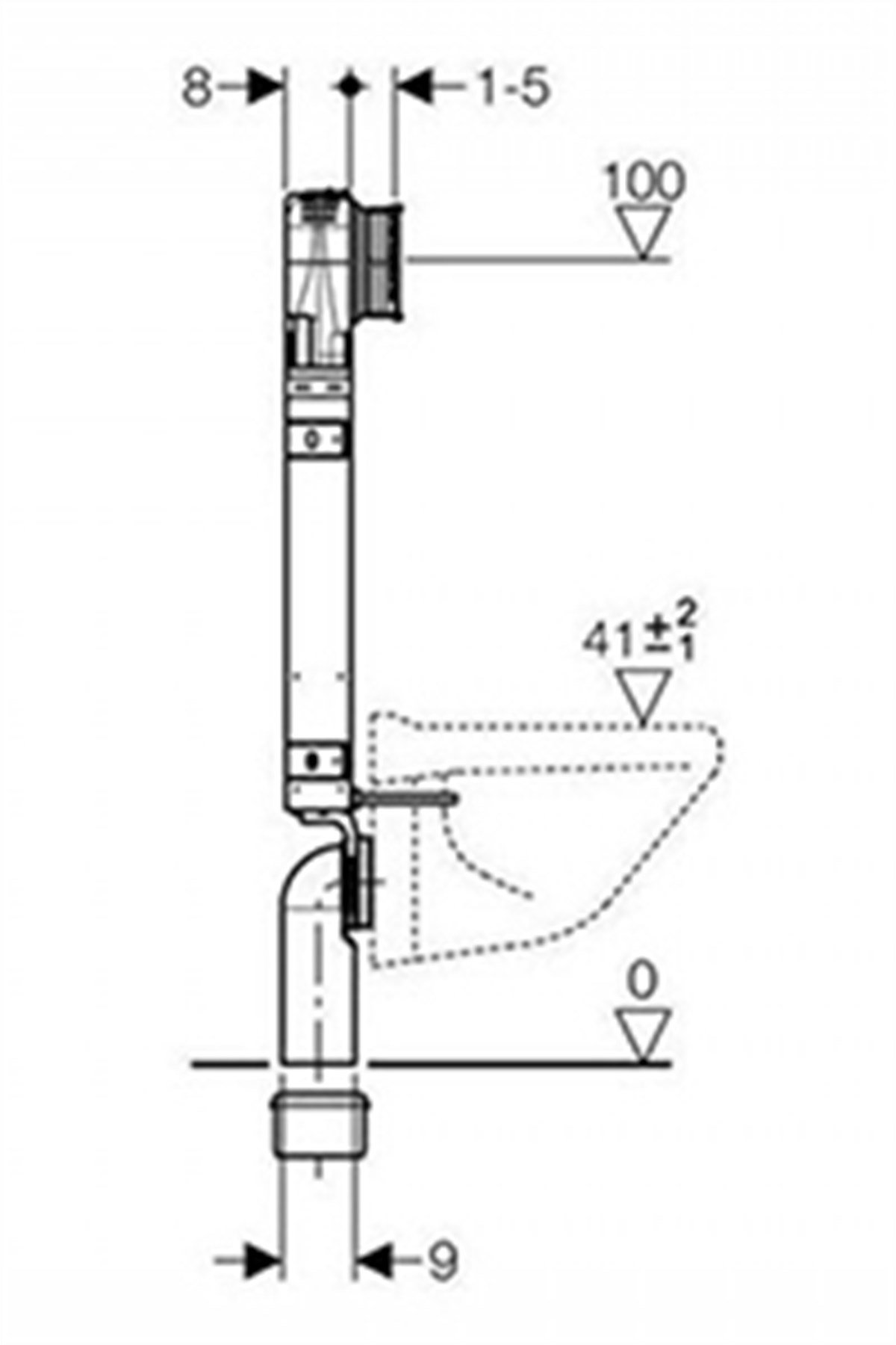 GEBERİT SİGMA İNCE KOMBİFİX GÖMME REZERVUAR