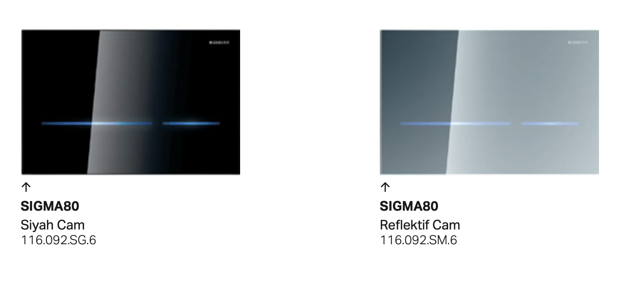 GEBERİT SİGMA80 8 CM KUMANDA KAPAĞI