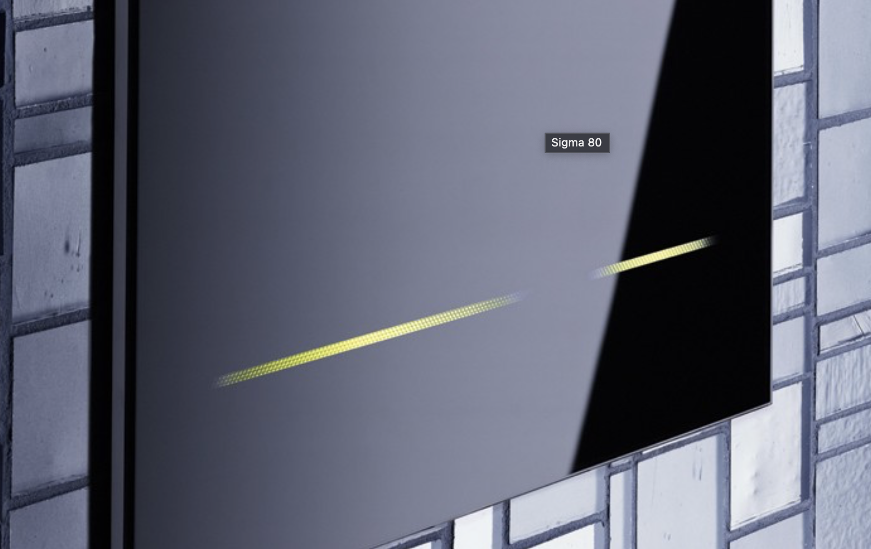 GEBERİT SİGMA80 8 CM KUMANDA KAPAĞI