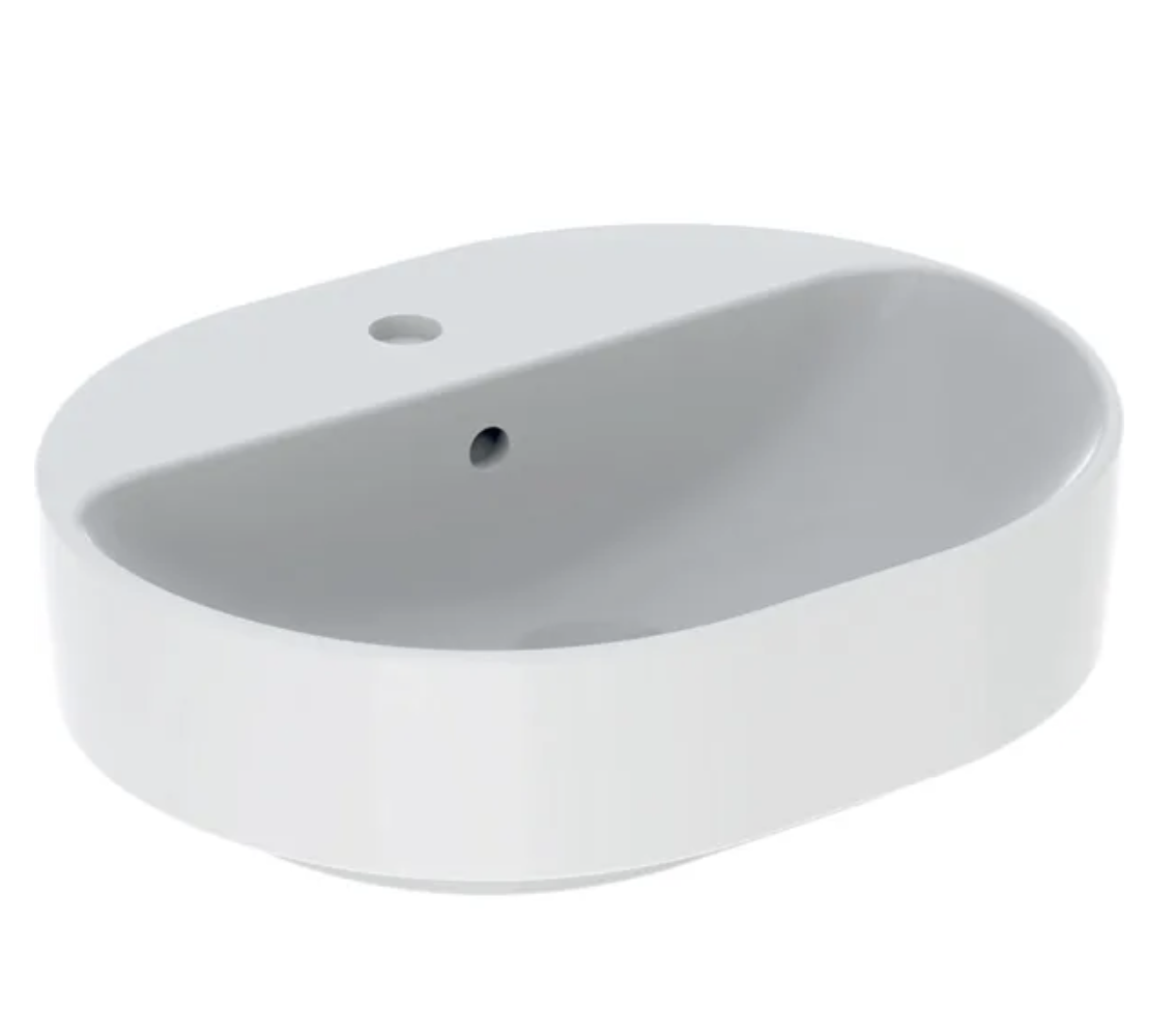 GEBERİT VARİFORM ELİPTİK BATARYA BANKLI ÇANAK LAVABO