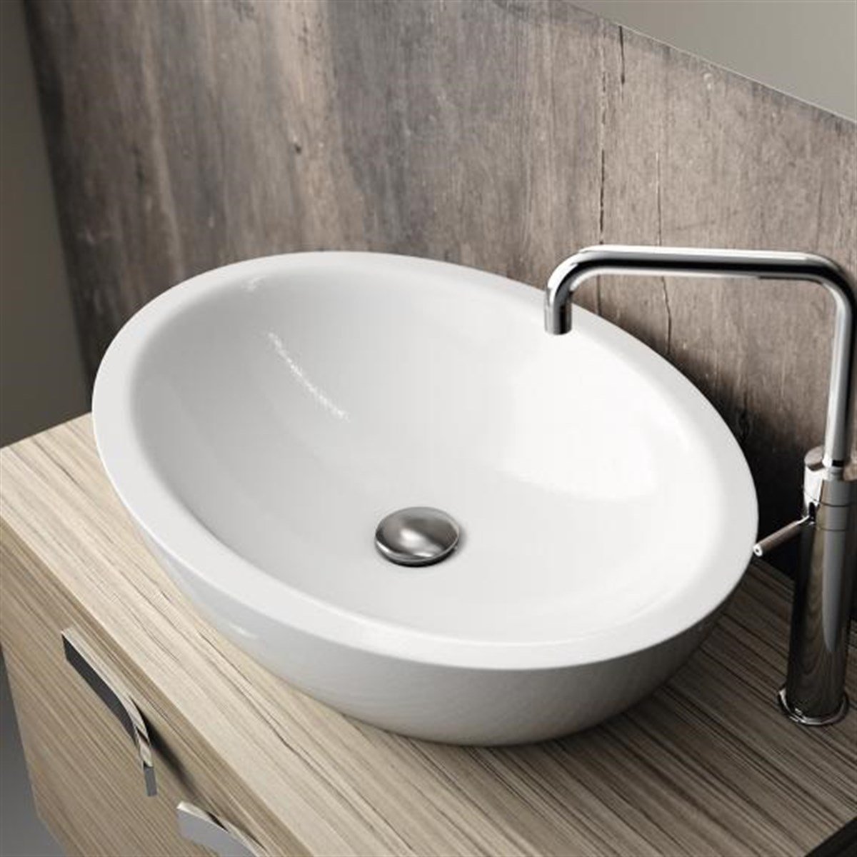 Ideal Standard StradaO Oval Çanak Lavabo, 60 cm