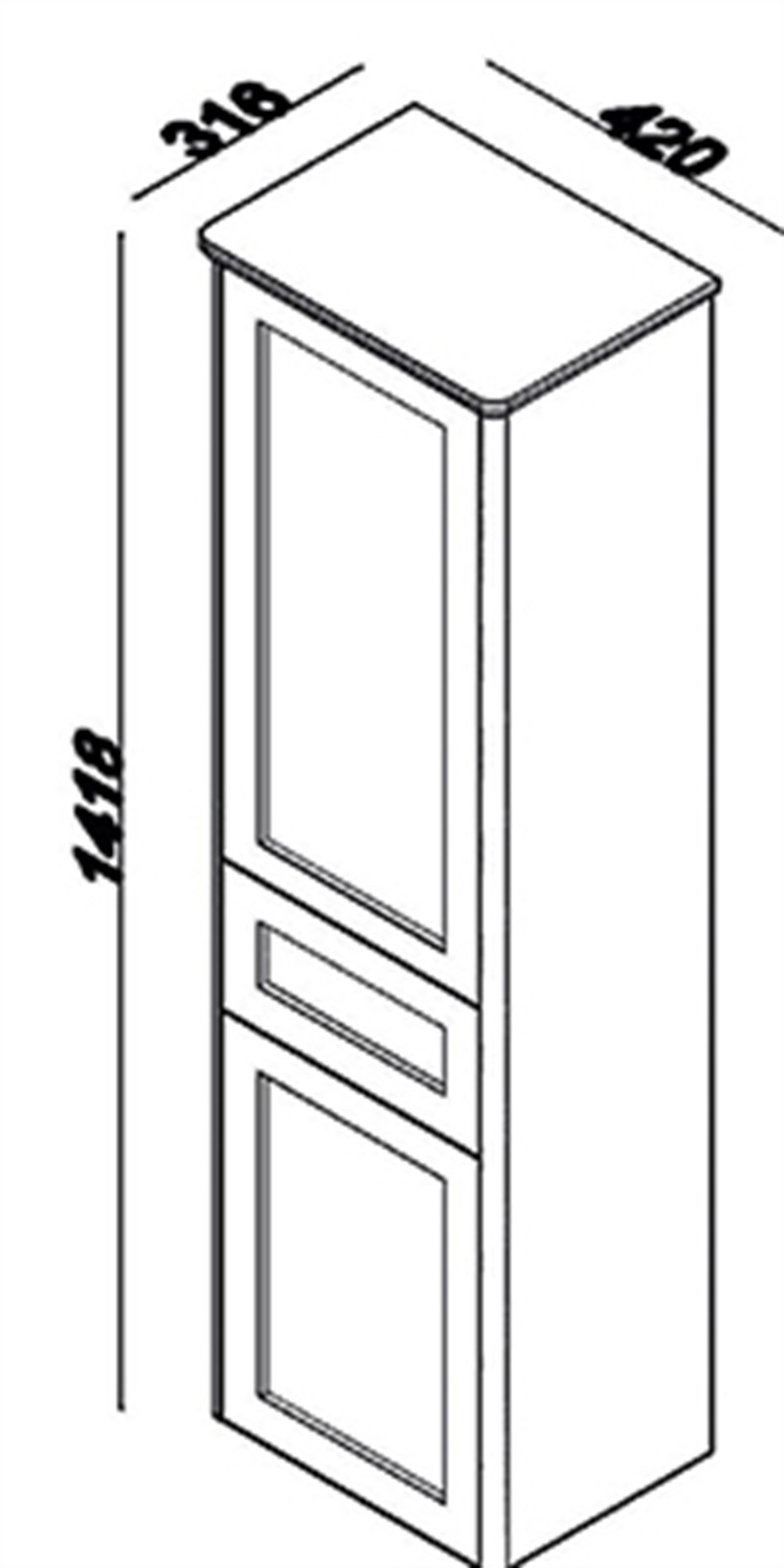 LİNE ART FRAME1000 KOMBİN BANYO MOBİLYALARI