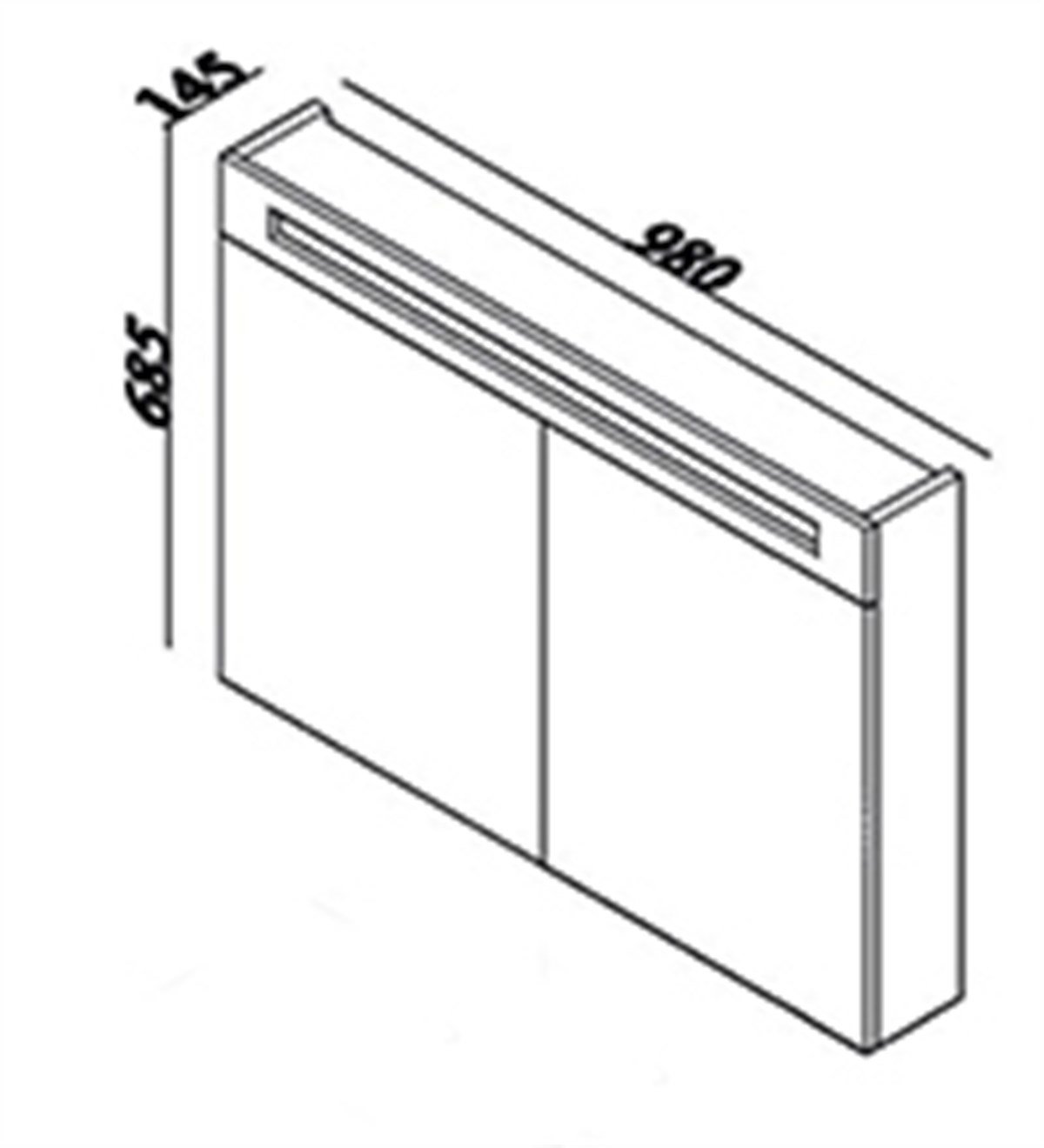 LİNE ART SHARP1010 DOUBLE SET BANYO MOBİLYALARI