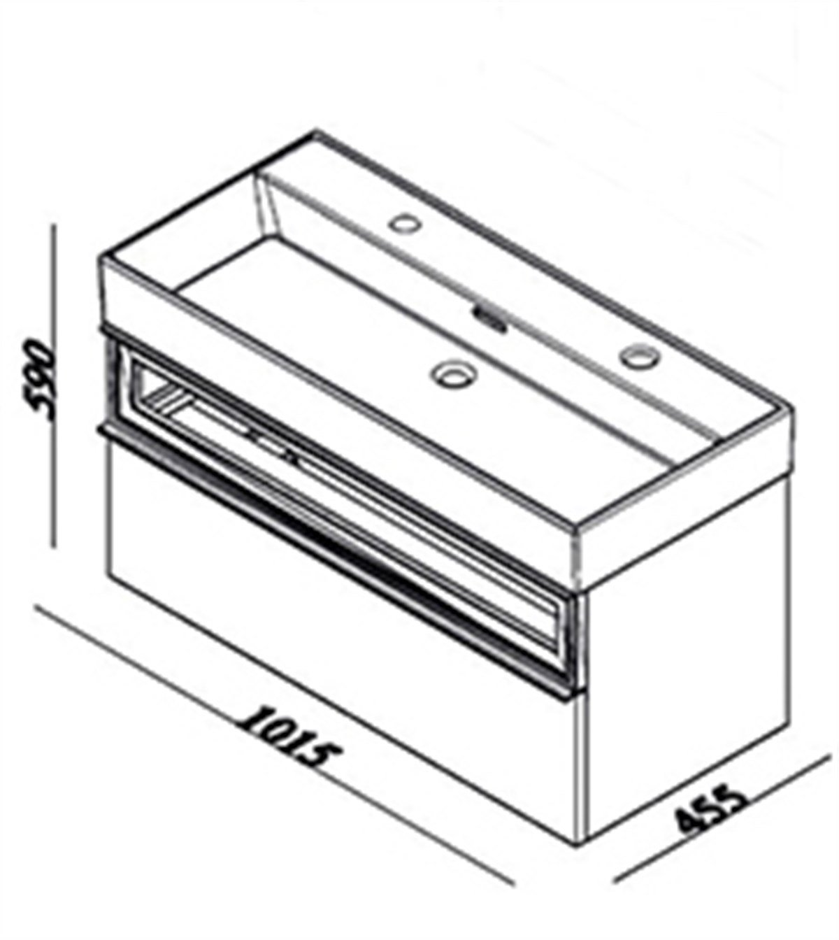 LİNE ART SHARP1010 DOUBLE SET BANYO MOBİLYALARI