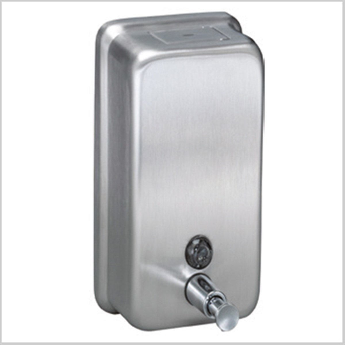 MAT PASLANMAZ ÇELİK SIVI SABUNLUK