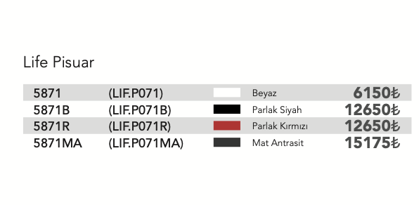 NEWARC LİFE PİSUVAR