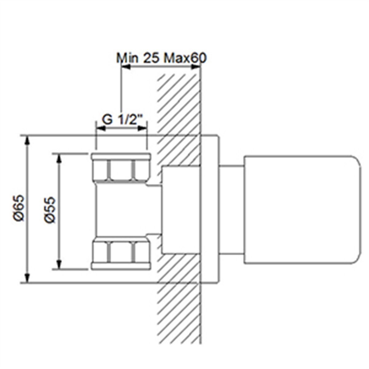 NEWARC MASTER KROM STOP VALF