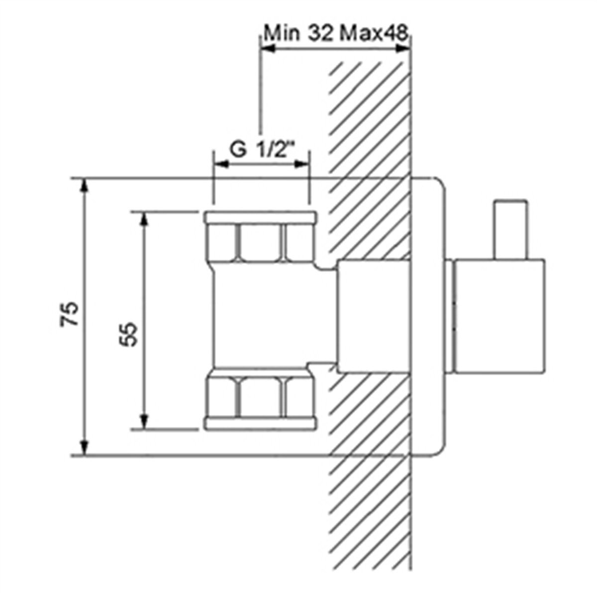 NEWARC MAXİMAL SİYAH STOP VALF