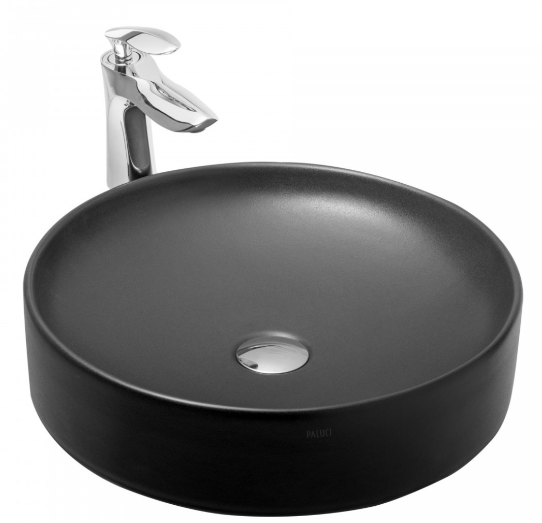 Paluci Calvin Matt Black Çanak Lavabo