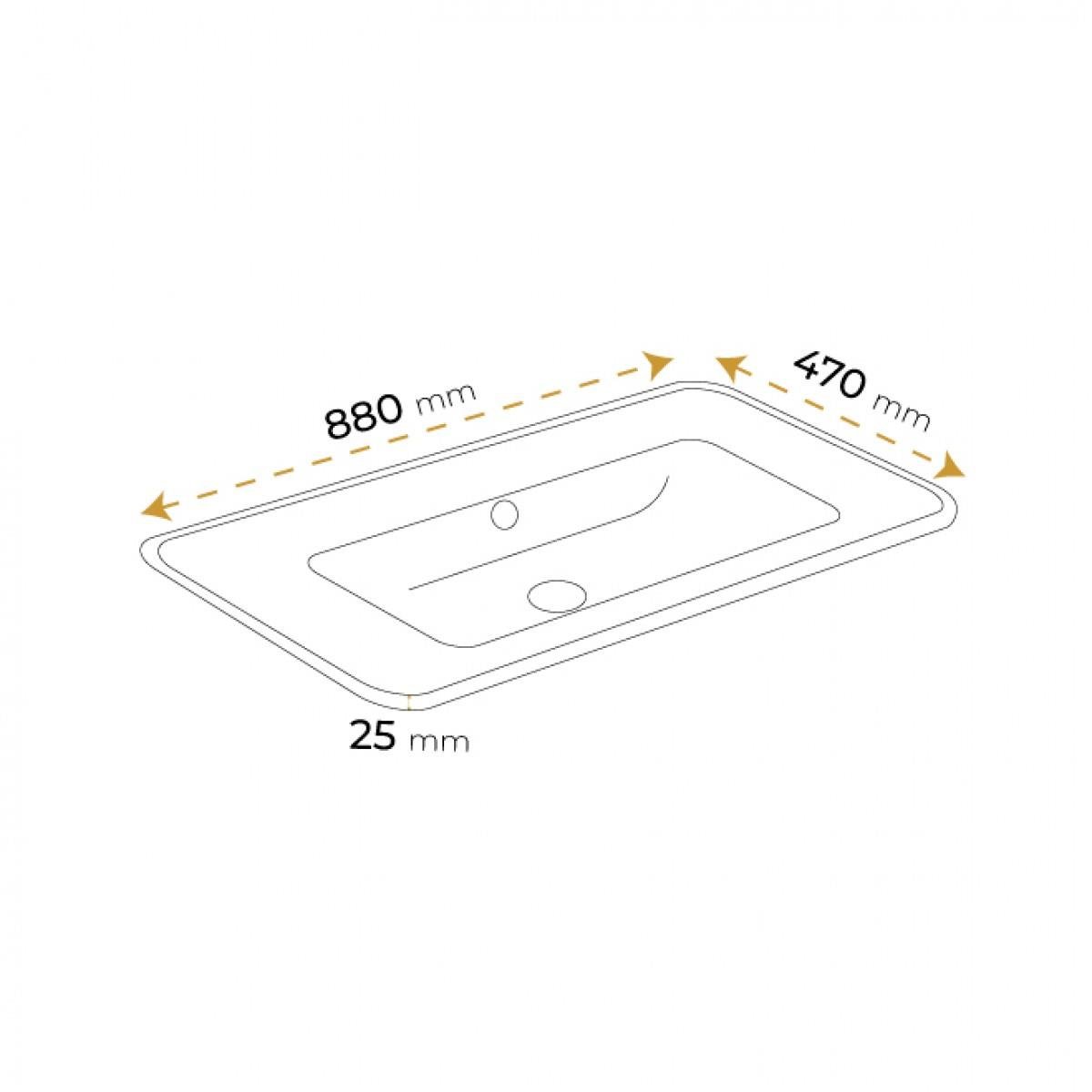 Paluci Carla White Etajerli Lavabo 090