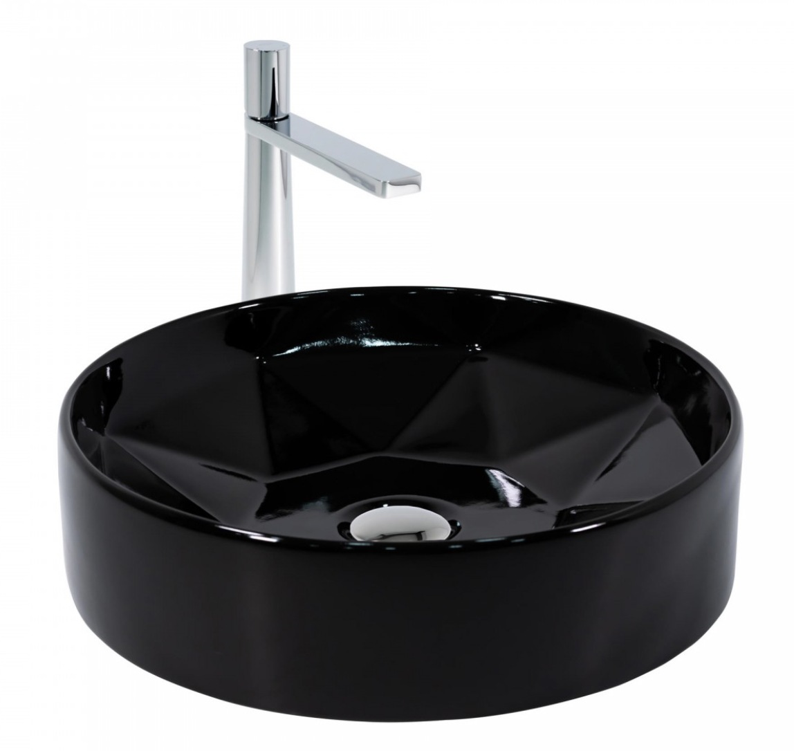 Paluci Diamond Black Çanak Lavabo
