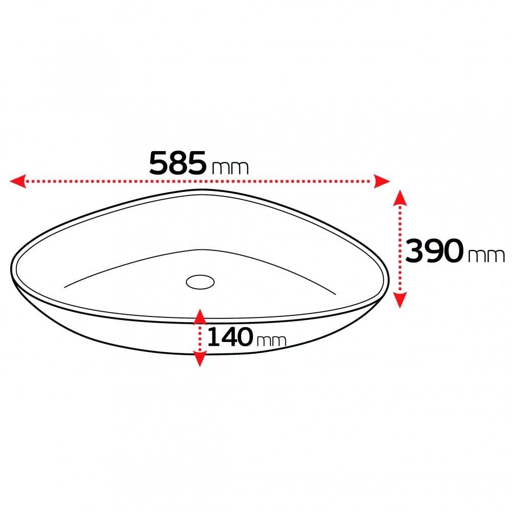 Paluci Doğa Galaxy Mermer Desen Lavabo