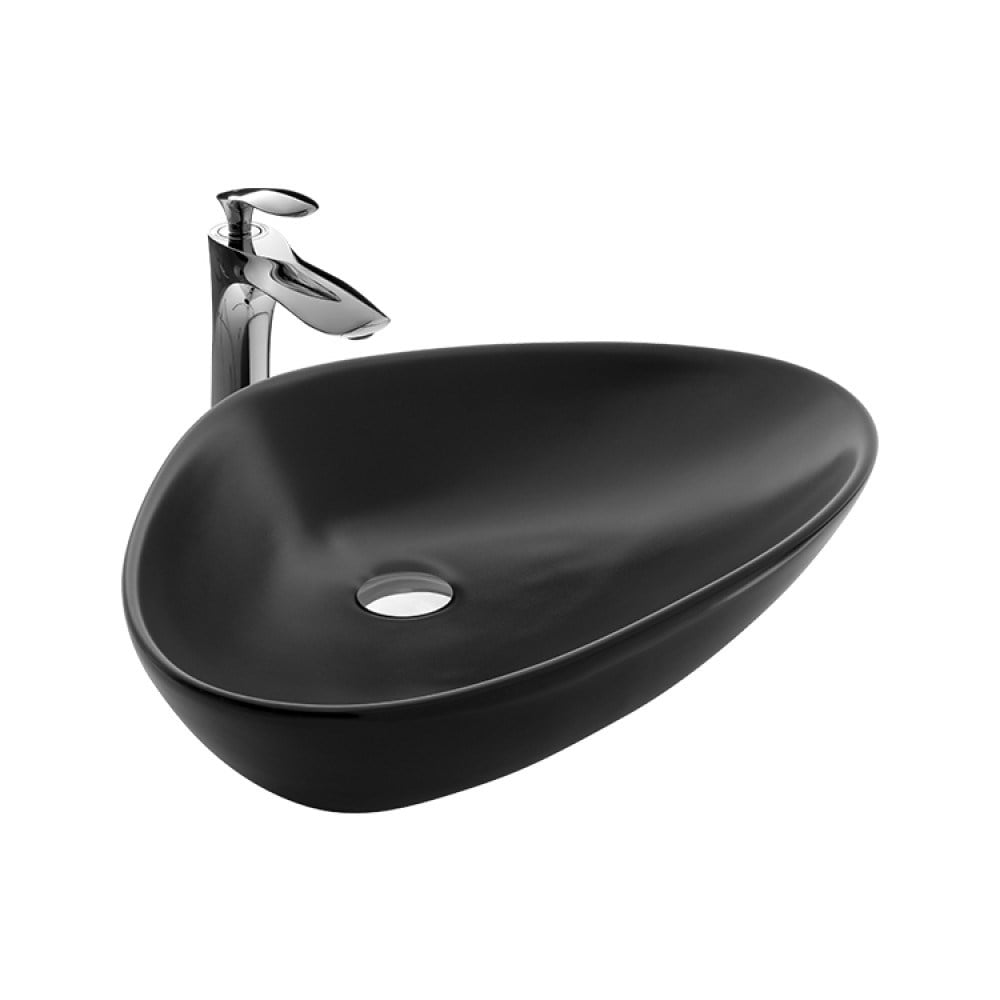 Paluci Doğa Matt Black Çanak Lavabo