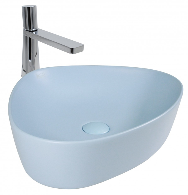 Paluci Doğa Multi Matt Baby Blue Çanak Lavabo