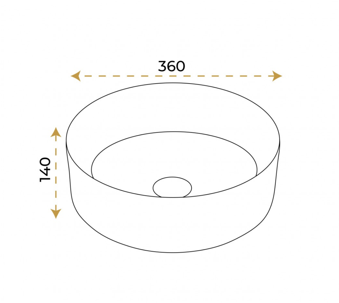 Paluci Helen Straight White Gray Lavabo