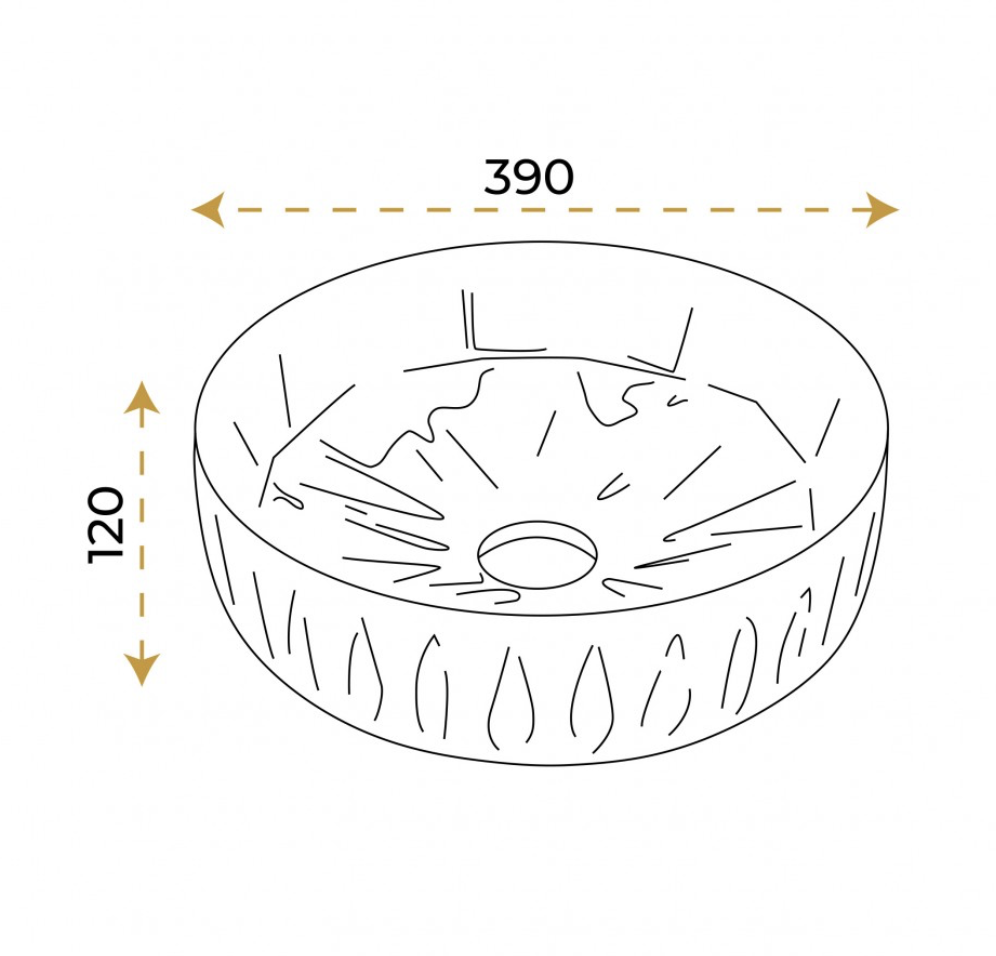 Paluci İstanbul Gold Lavabo