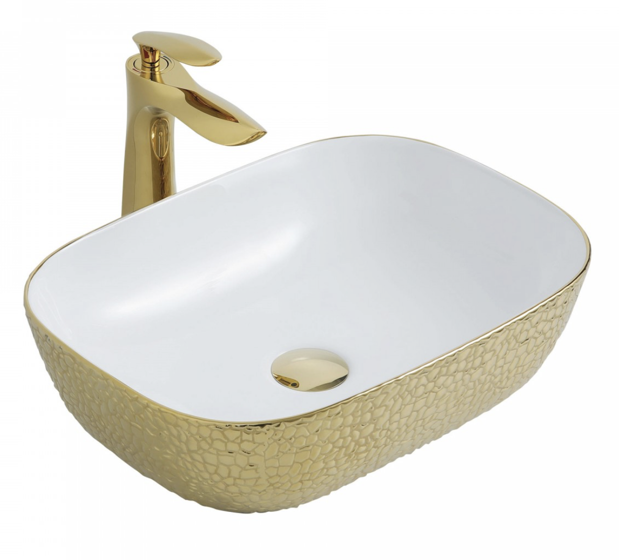 Paluci Jasmine Leopar Gold Lavabo