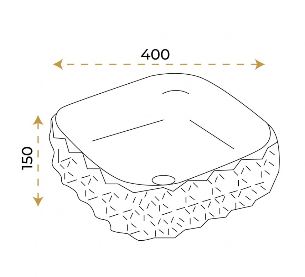 Paluci Leonardo Black Lavabo