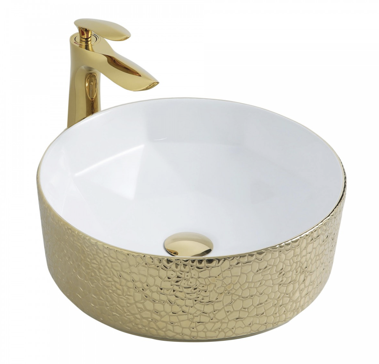 Paluci Melissa Leopar Gold Lavabo