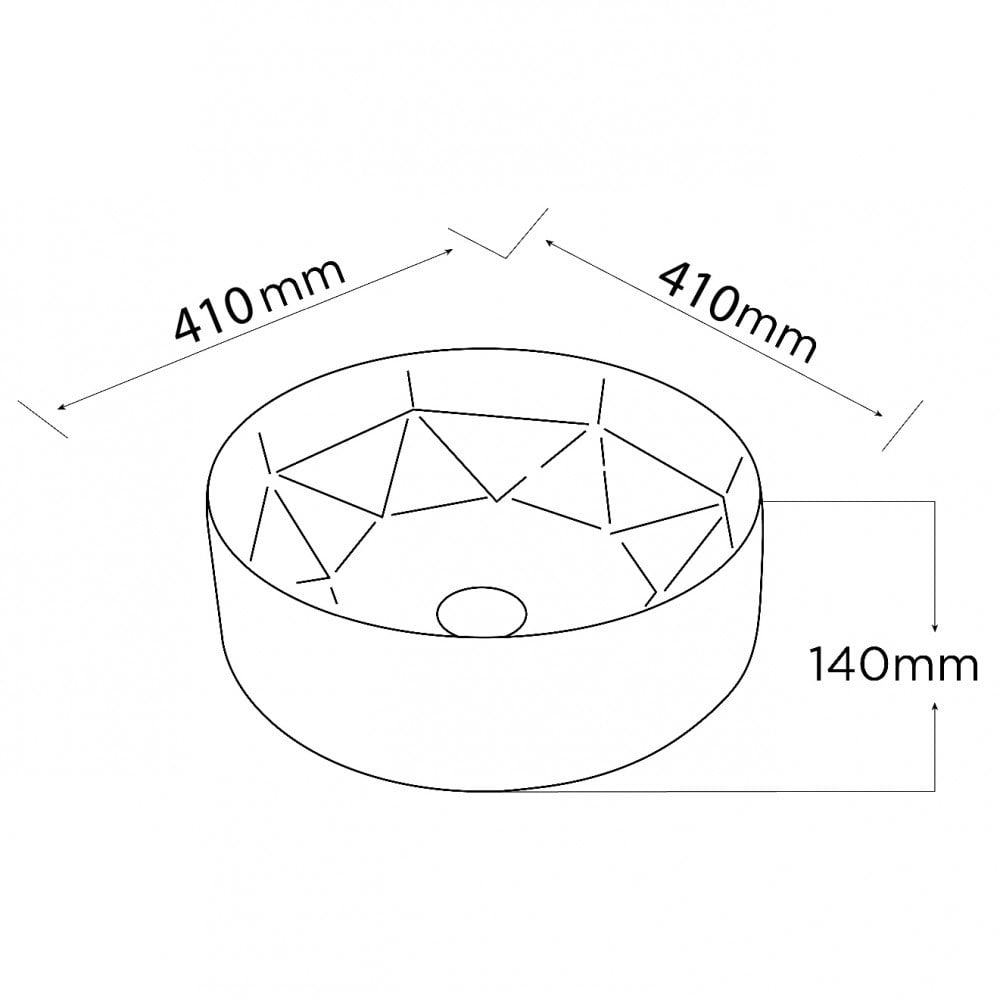 Paluci Melissa Leopar Silver -Gold Lavabo