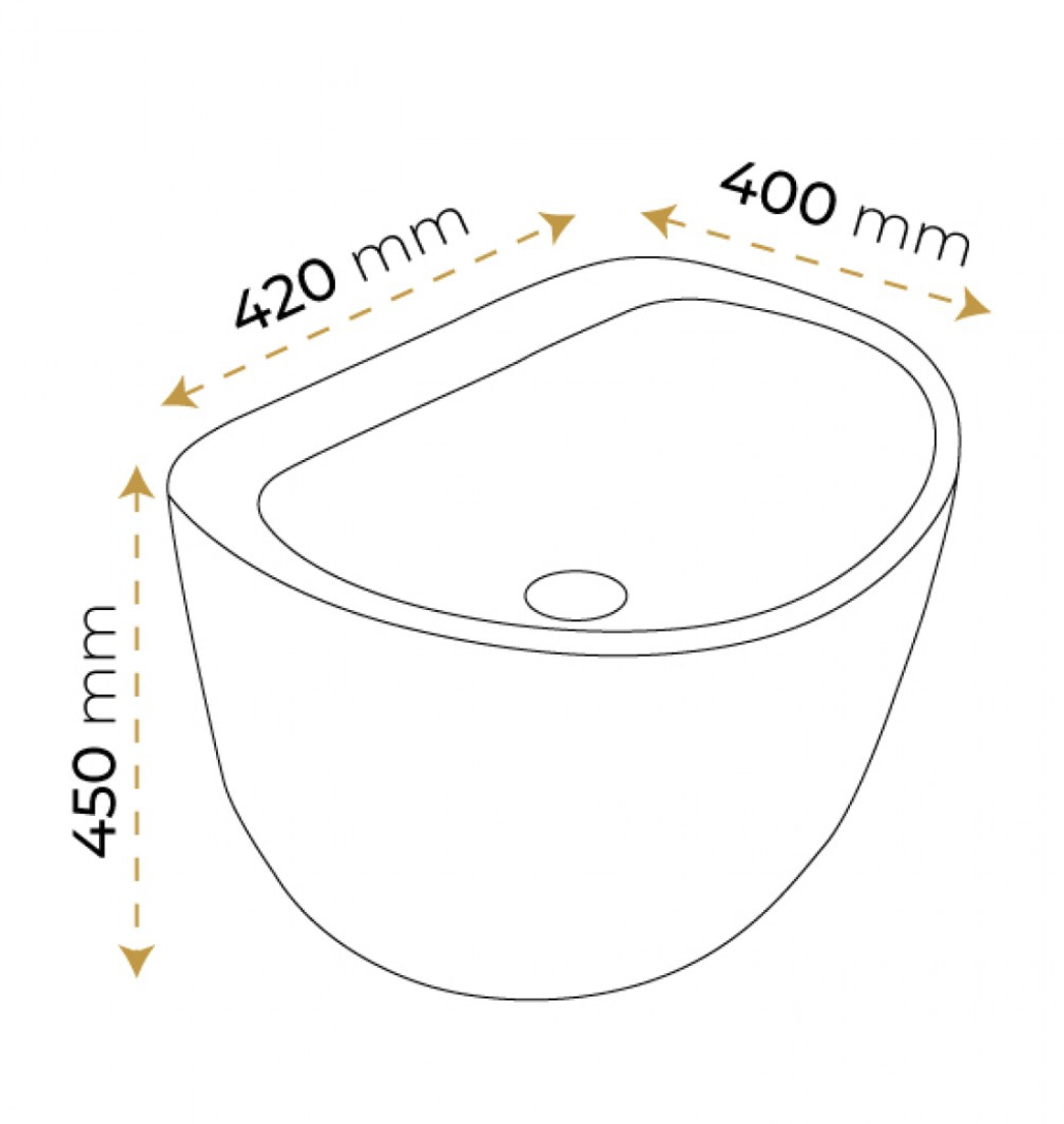 Paluci Rosita White Monoblock Lavabo