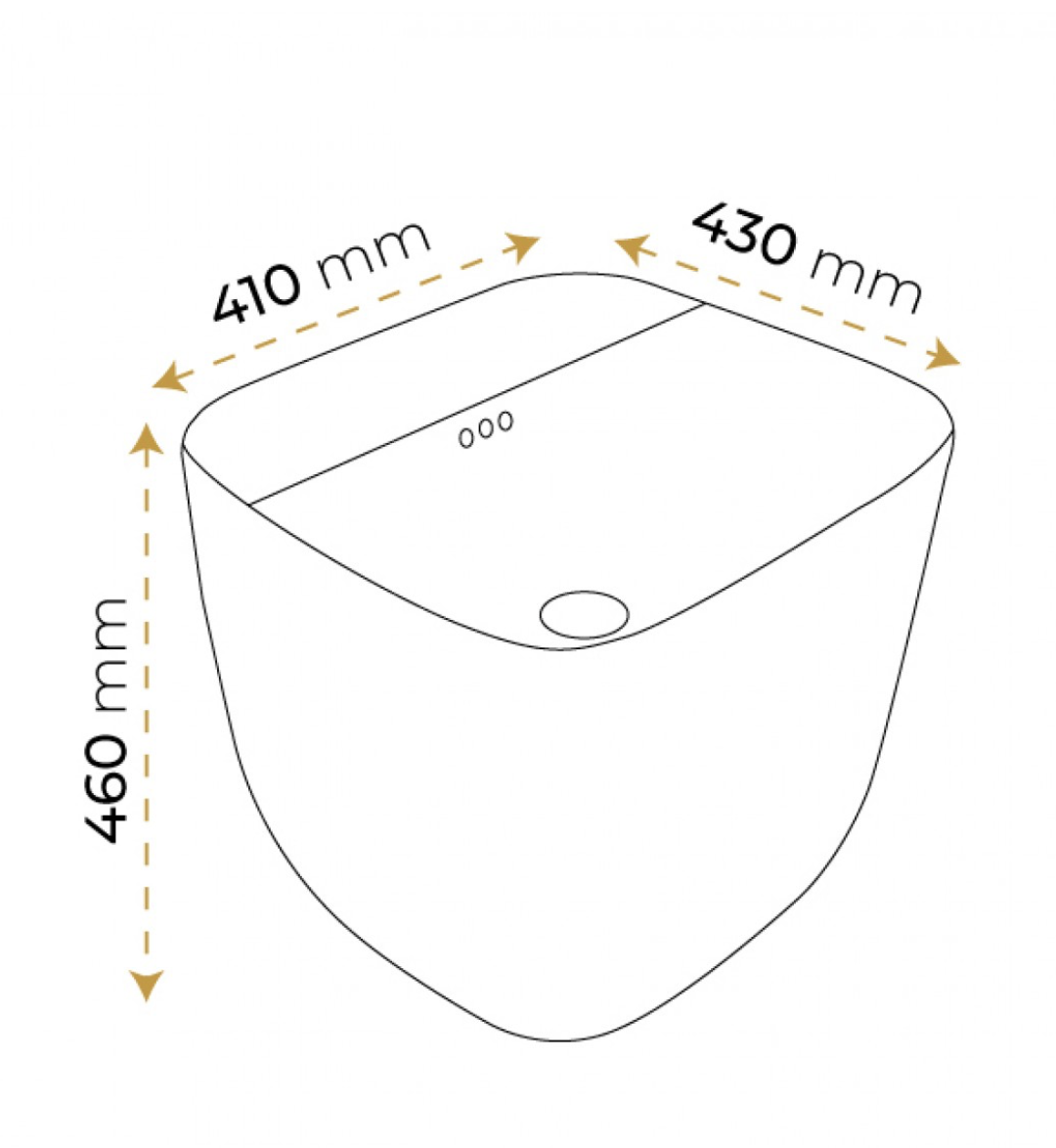 Paluci Ruby White Monoblock Lavabo