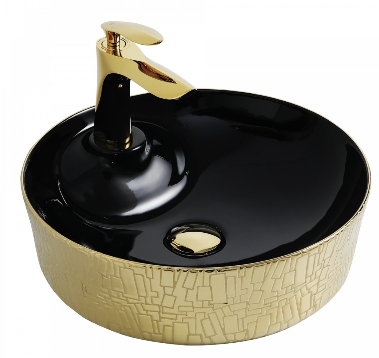 Paluci Tesla Black Gold Lavabo