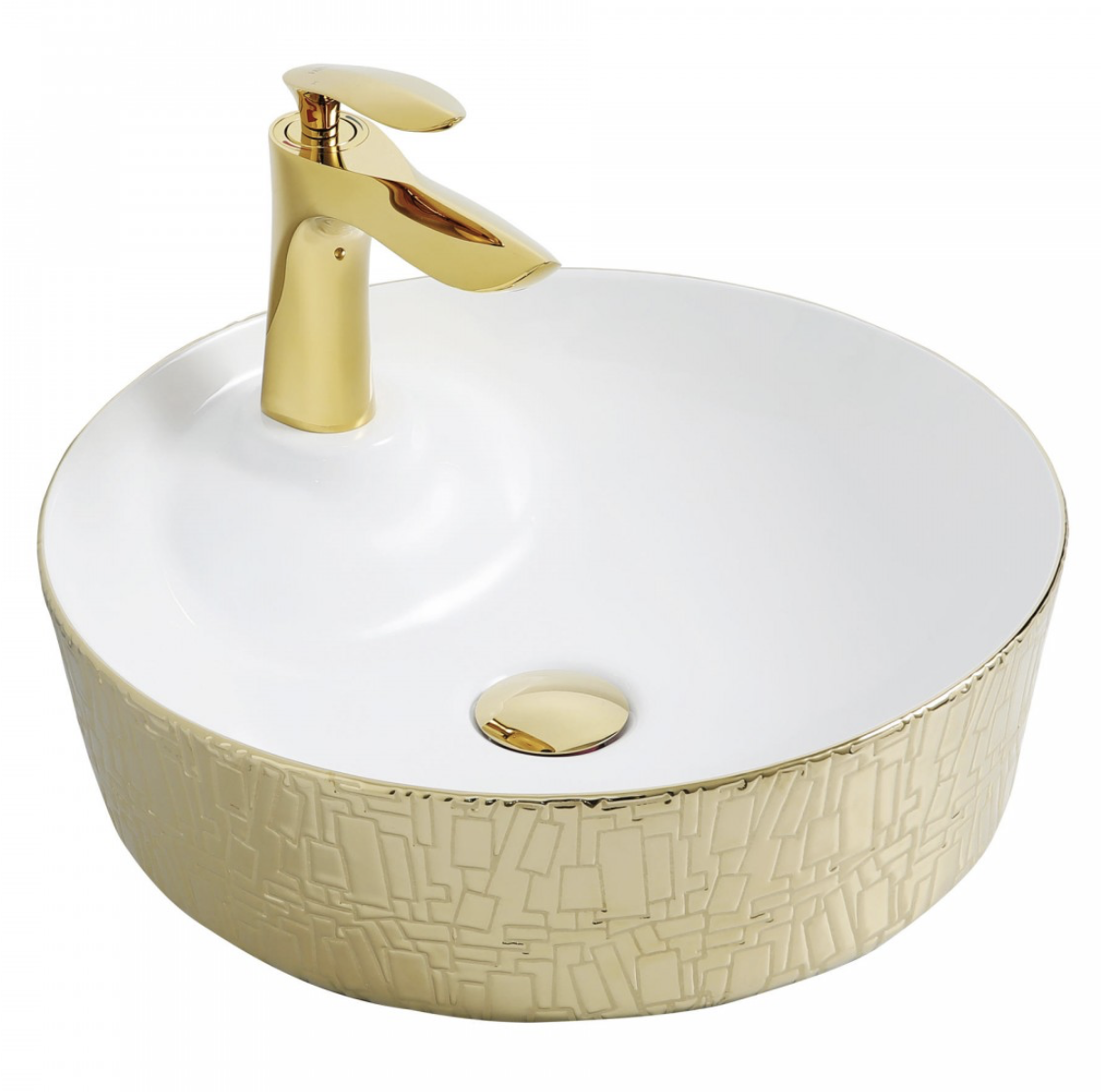 Paluci Tesla White Gold Lavabo