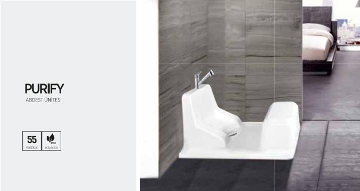 PURITY ABDEST ÜNİTESİ 75X100