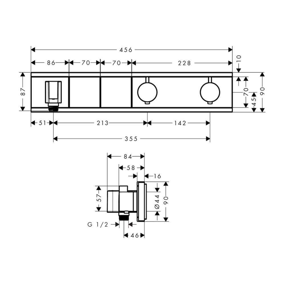 RainSelect Termostat ankastre 15355000