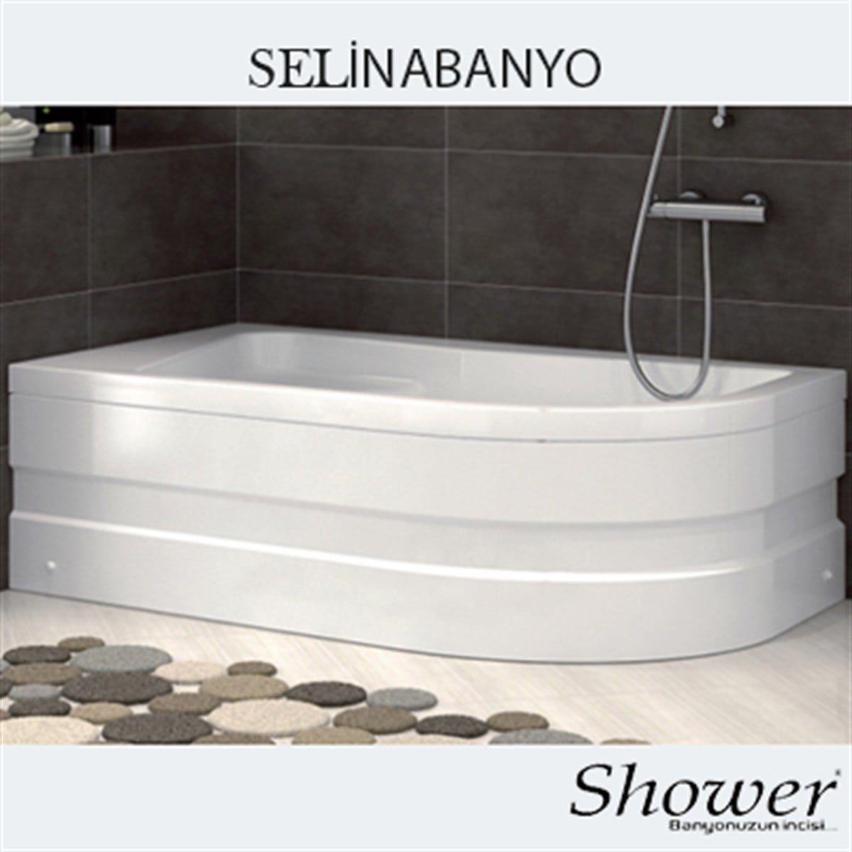SHOWER ANETHUM ASİMETRİK OVAL MİNİ KÜVET