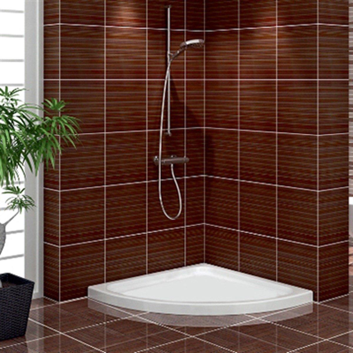 SHOWER BAFFİN OVAL FLAT DUŞ TEKNESİ