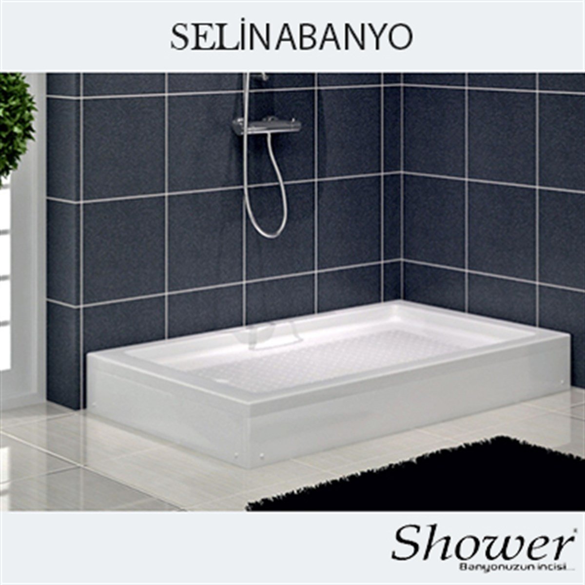 SHOWER BETA DİKDÖRTGEN DUŞ TEKNESİ